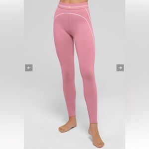 NWT🩷ALO YOGA HEART THROB AIRBRUSH MAUVE LEGGINGS